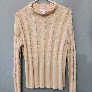 Jones New York Sport Knit Sweater Size L, Made in USA